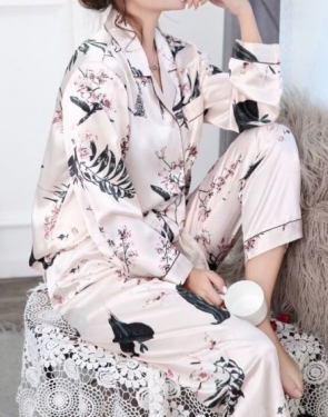 Пижама женская с длинным рукавом Сакура 
