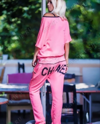 Спортивный костюм Chanel  "Лето Шанель" Розовый