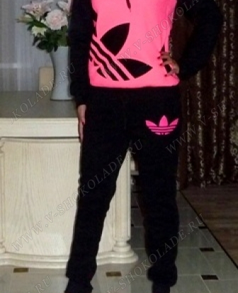 Спортивный костюм утеплённый "Adidas" Розовый