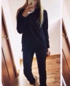 Спортивный костюм женский утеплённый "Фасон" Чёрный купить в интернет магазине