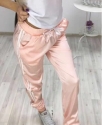 Атласные спортивные штаны / Нежно-розовый