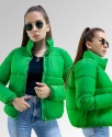 Куртка зеленая демисезонная