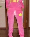 Велюровый костюм женский "I Love Juicy" Розовый