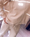 Спортивный костюм со светоотражающими элементами "МО" / Бежевый